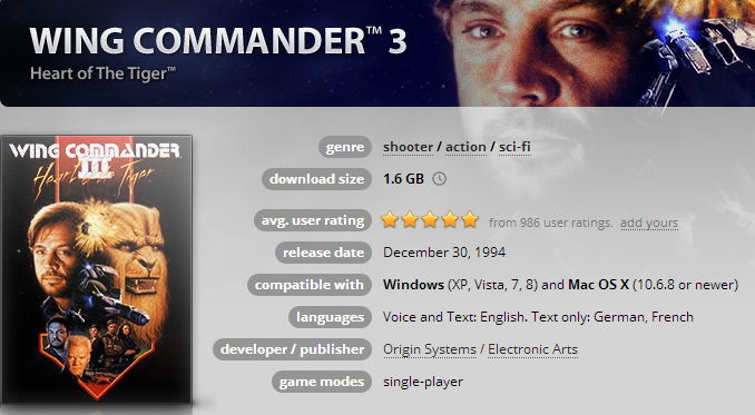 Wing commander 3 mac download utorrent